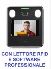 SISTEMA DI RILEVAZIONE PRESENZE CON LETTORE RFID, RICONOSCIMENTO VISO MOD. SVARFACE3/TS CON 12 TESSERE, SOFTWARE PROFESSIONALE, WI-FI E CORSO DI ISTRUZIONE IN TELEASSISTENZA PER 2 MESI 